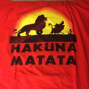 Disney Hakuna Matata Tee XL NWOT